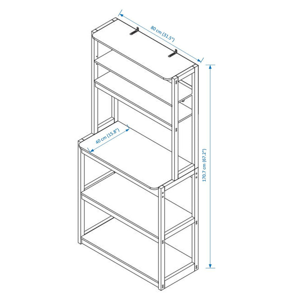 5-Level Baker Rack for Kitchen Storage