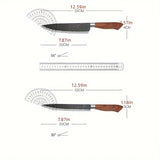 6 PCS Kitchen Knife Set with Case