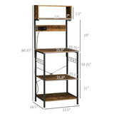 Kitchen Baker’s Rack with Power Outlet